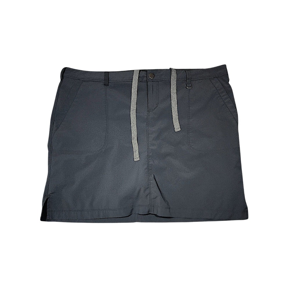 REI Skort 16‎ Womens 38x18 Gray Hiking Outdoor Activewear Nylon Stretch Mini